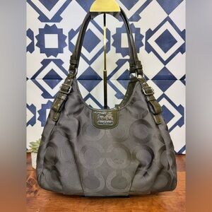 Coach Madison Op Art Signature Shoulder